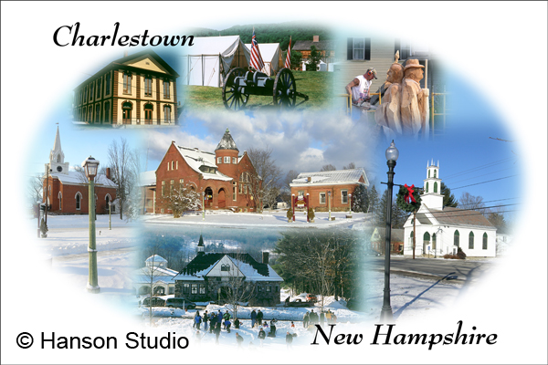 Charlestown, NH - Collage #2 (Winter)